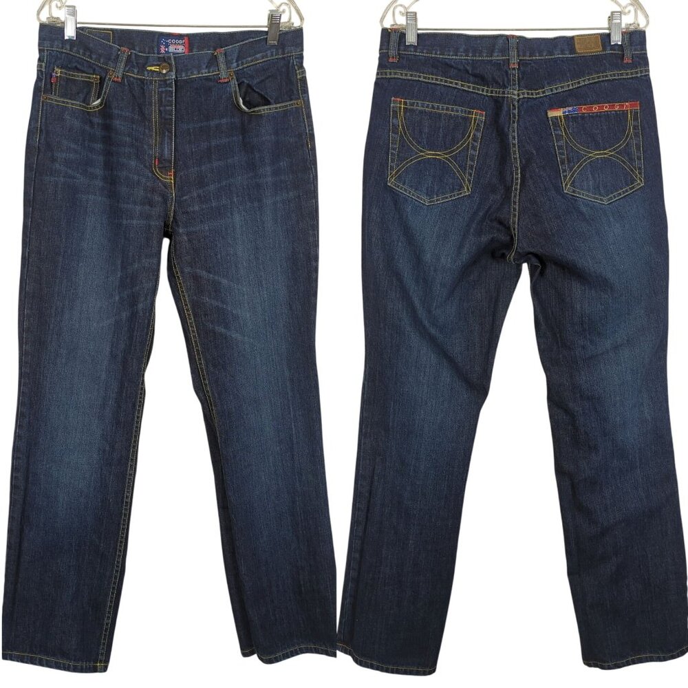 Vintage COOGI Australia Men’s Jeans Size 33 x32 Dark Wash Denim Logo Pocket
